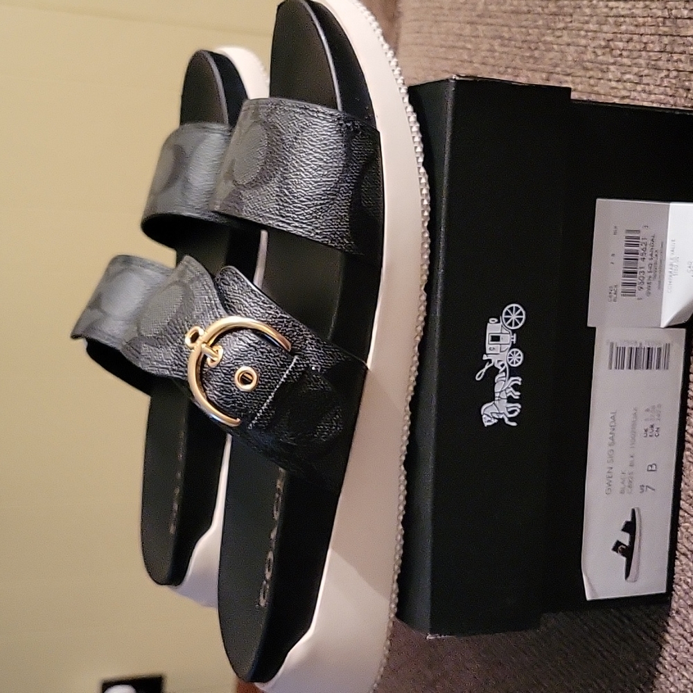 Used women Coach sandals